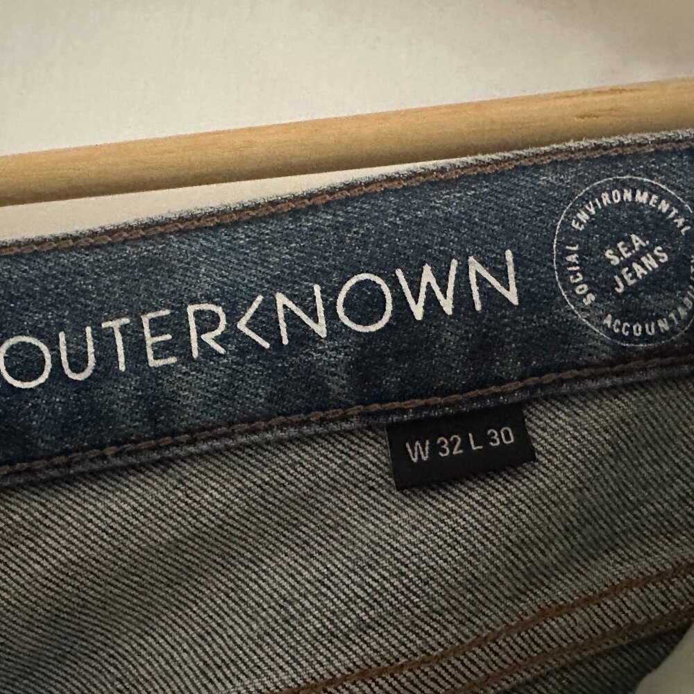 Outerknown Jeans - Local Straight Fit - 32x30 - Baja Blue - Picture 4 of 10
